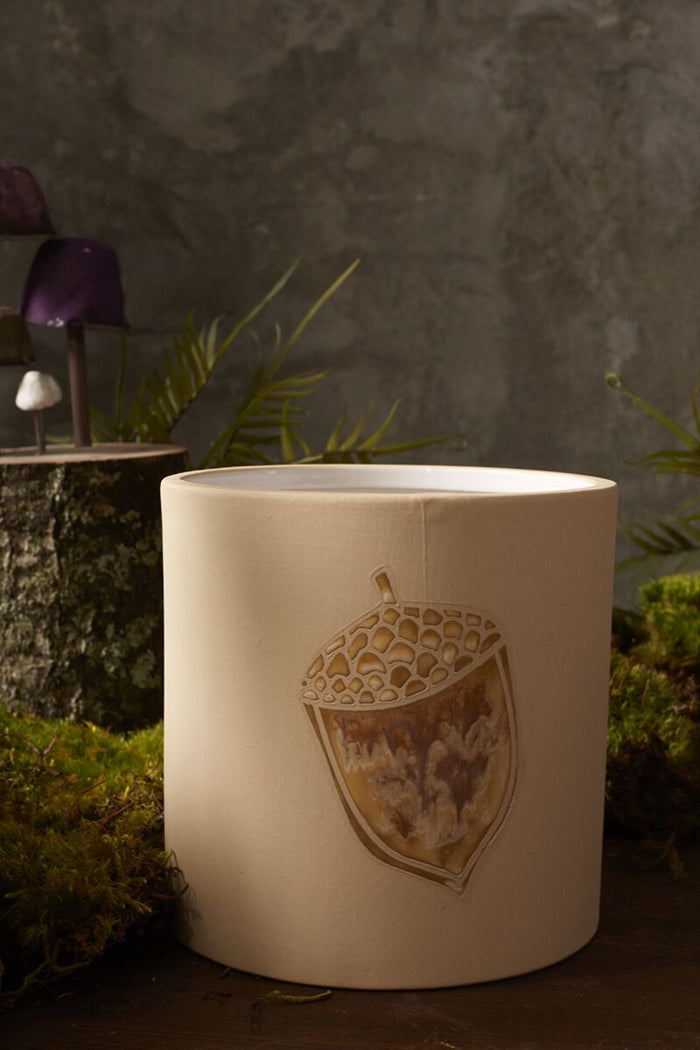 Design Shop Gold Agro Pot, 7" X 7".