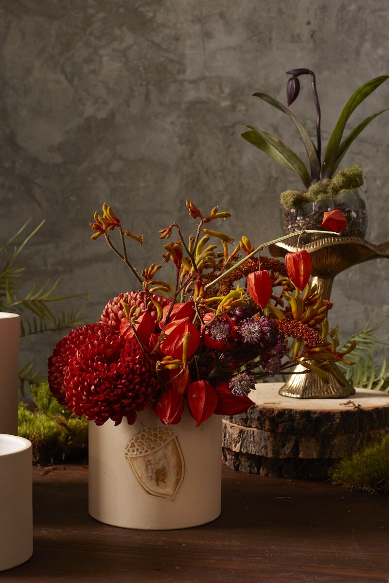 Design Shop Gold Agro Pot, 7" X 7".