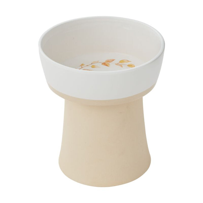 Design Shop White Bountiful Collection Footed Bowl, 8" X 8.75"