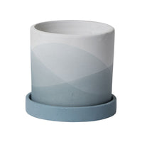 Design Shop Light-Blue Keppel Pot, 5.25" X 5".