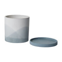 Design Shop Light-Blue Keppel Pot, 7.5" X 7.25".