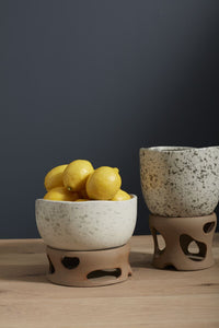 Design Shop Off-White Sandbar Planter, 8" X 6.5".