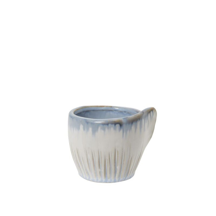 Design Shop White Esme Collection Pot, 4.5" X 3.5", Set of 2.