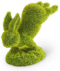 Design Shop 5 Inch Moss Bunny Standing On Front Feet