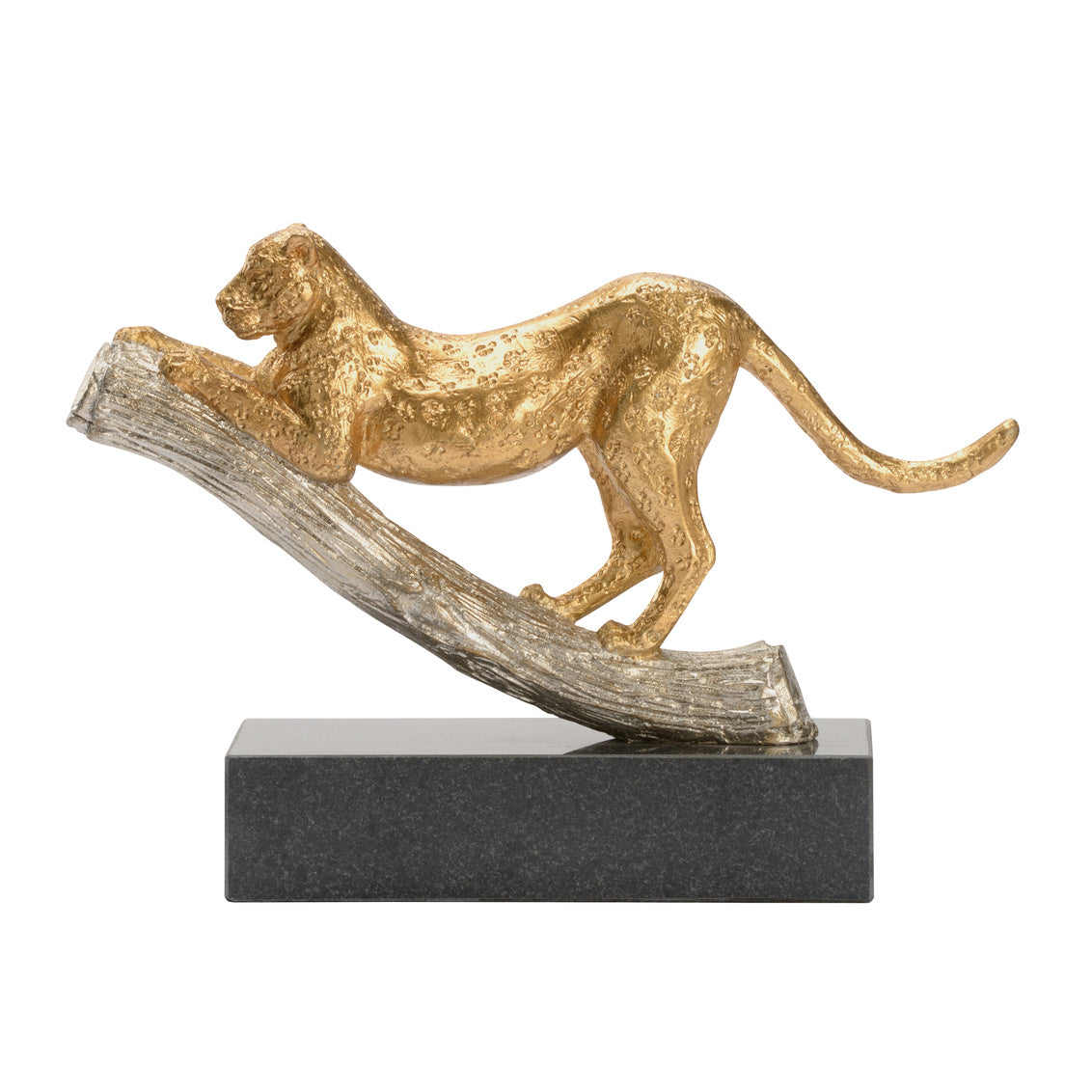 Wildwood Leopard On The Hunt - Gold