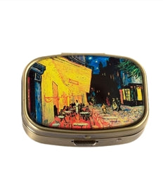 Design Shop Cafe Terrace At Night Vintage Pill Box