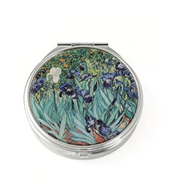 Design Shop Van Gogh Irises Round Pill Box