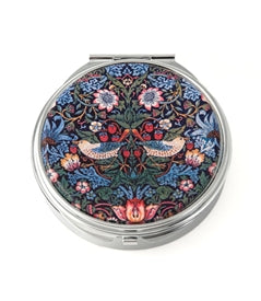 Design Shop William Morris Strawberry Thief Round Pill Box
