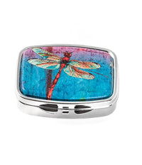 Design Shop Red Dragonfly Pill Box