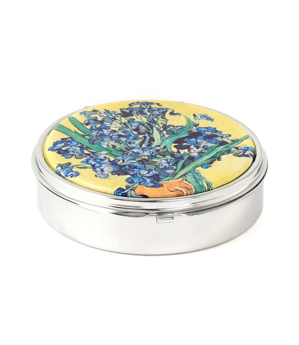 Irises by Vincent van Gogh Round Accessory Box