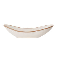 Design Shop White Kelyfos Bowl, 20" X 5".