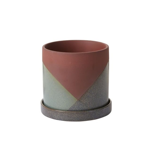 Design Shop Green El Cerro Pot, 6.5" X 6.5".