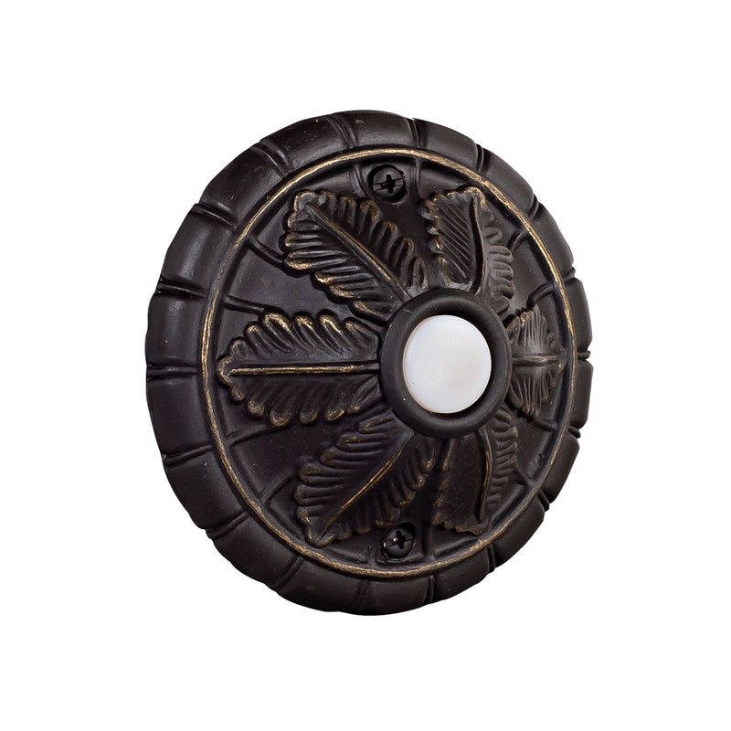 Craftmade - BSMED-AZ - Surface Mount Medallion Lighted Push Button - Push Button-Surface Mount - Antique Bronze