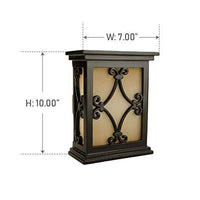 Craftmade - CH1515-BK - Hand-Carved Scroll Design Chime - Designer-Chime - Black
