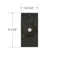 Craftmade - PB3037-WB - LED Lighted Push Button - Push Button-Surface Mount - Weathered Black