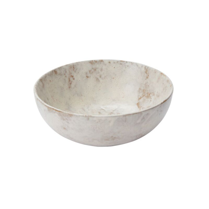 Design Shop Off-White Kavala Collection Cloud Pasta Bowl, 9" X 3", Set of 4.