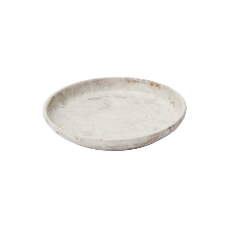 Design Shop Off-White Kavala Collection Cloud Side Plate, 7" X 1", Set of 4.