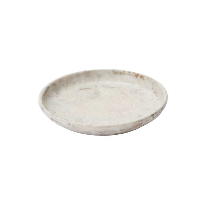 Design Shop Off-White Kavala Collection Cloud Side Plate, 7" X 1", Set of 4.