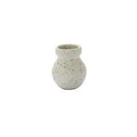 Design Shop White Igneous Vase, 4" X 4.75", Set of 2.