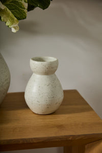 Design Shop White Igneous Vase, 5.25" X 7.5"