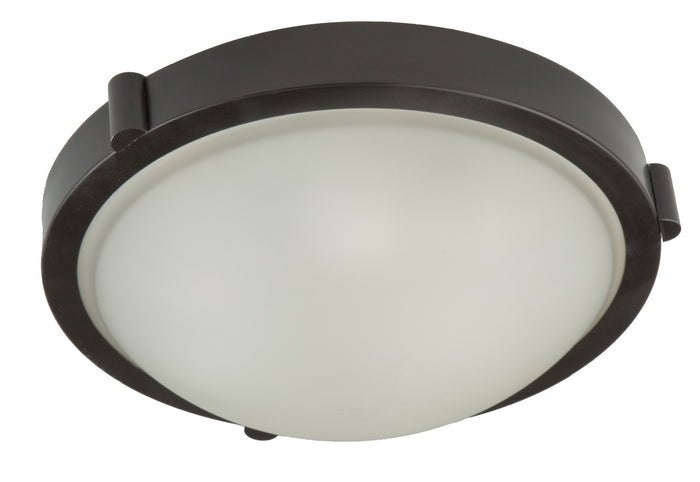 Artcraft One Light Flush Mount from the Boise collection in Oil Rubbed Bronze finish