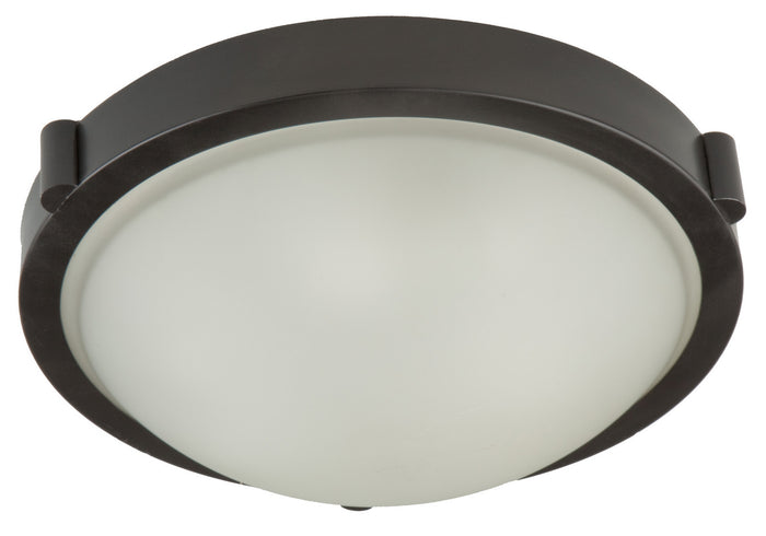 Artcraft Three Light Flush Mount from the Boise collection in Oil Rubbed Bronze finish
