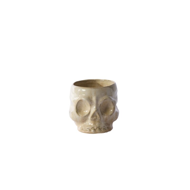 Design Shop Haunting Skull Pot 5.5"x 4.75"x 4.25"