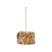 Chelsea House Ficus Round Chandelier - Gold