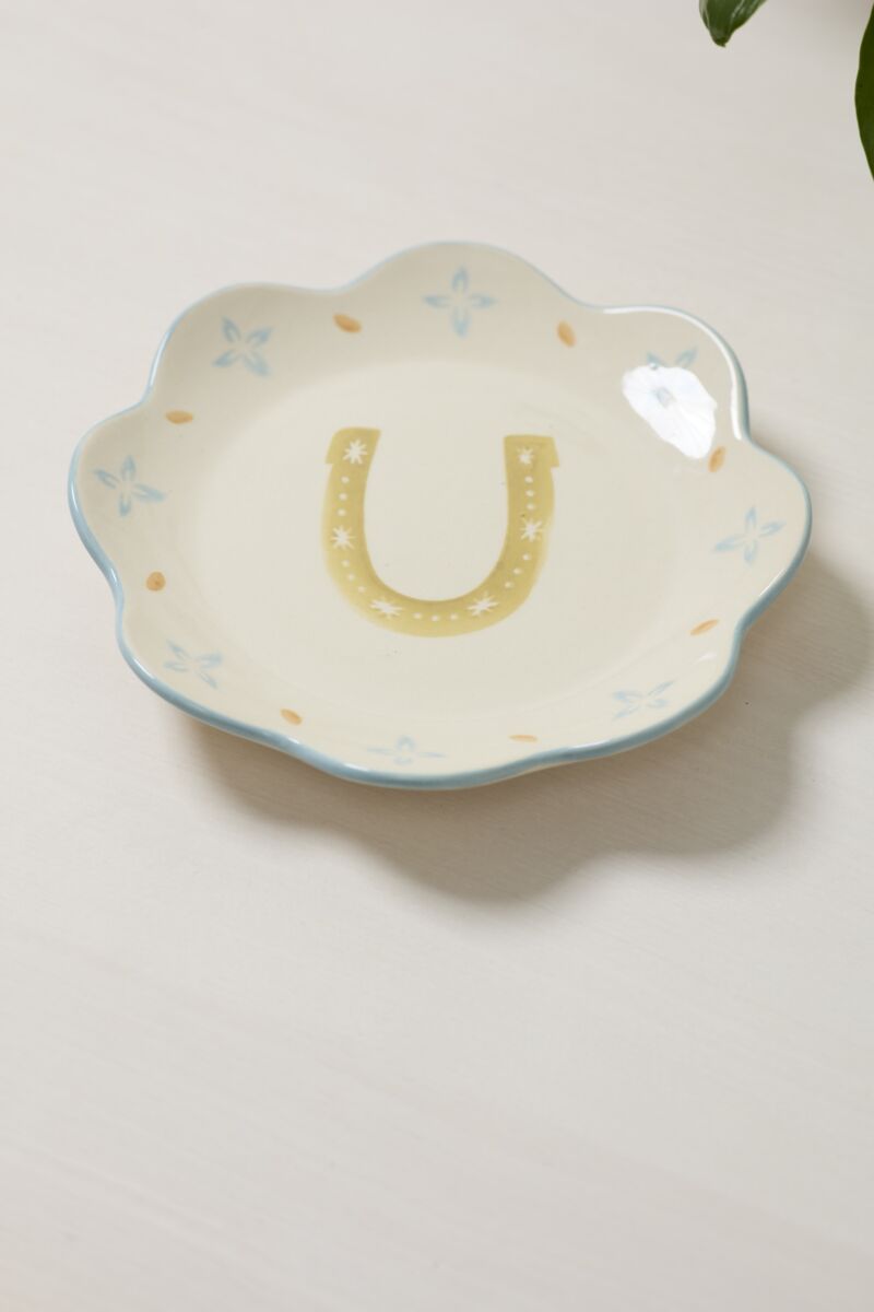 Design Shop Good Luck Plate 8.25", Set of 4