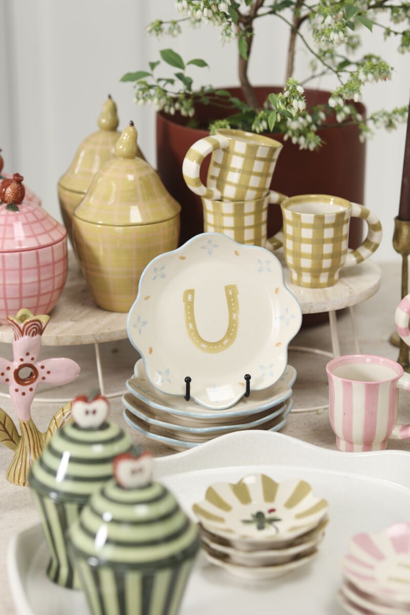 Design Shop Good Luck Plate 8.25", Set of 4
