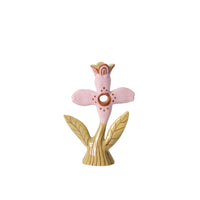 Design Shop Soft Petal Candleholder 5.5"x 2.5"x 8", Set of 2