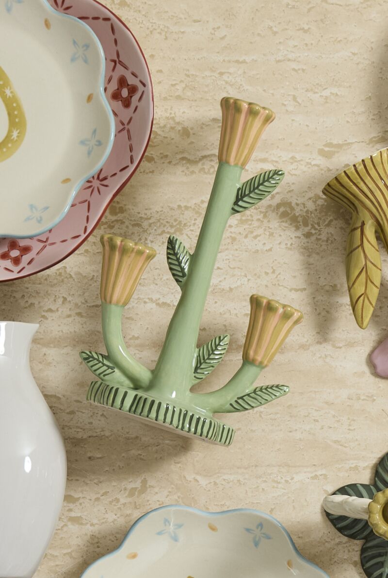 Design Shop Soft Petal Candleholder 7.5"X 4"x 9.75"