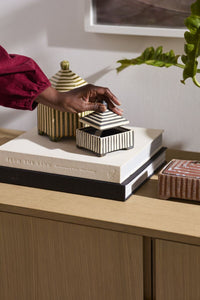 Design Shop Banda Decorative Box 4"x 4"