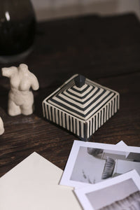 Design Shop Banda Decorative Box 4"x 4"