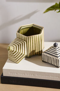 Design Shop Banda Decorative Box 6"x 5.25"x 7.5"