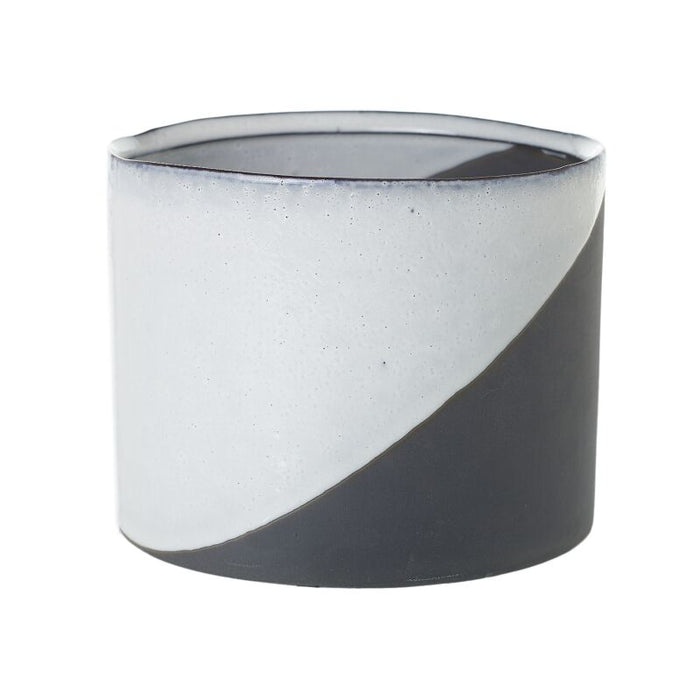Design Shop Black Deuces Pot, 6.75" X 5.5".