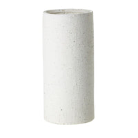 Design Shop Off-White Tobago Vase, 3.75" X 8", Set of 4.