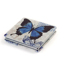 Design Shop Blue Butterfly Travel Mirror