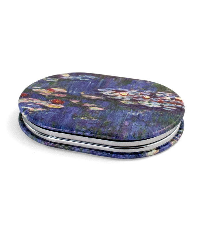 Design Shop Monet Water Lilies Oval Travel Mirror