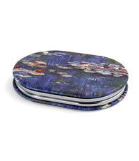 Design Shop Monet Water Lilies Oval Travel Mirror