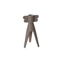 Design Shop Black Montezuma Candleholder, 3.25" X 8.5", Set of 2.