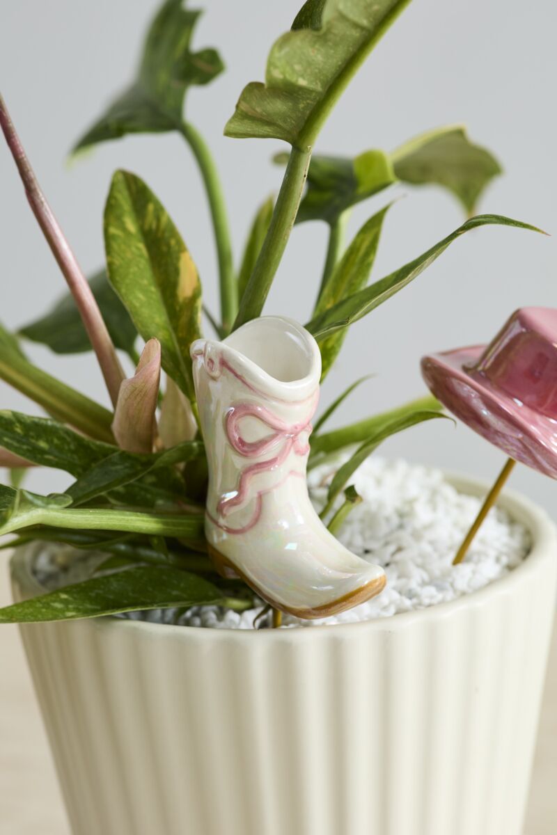 Design Shop Giddy Up Plant Sticks Set of 2 4"x 3.5"x 8"