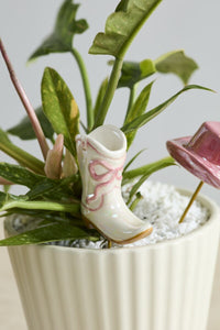 Design Shop Giddy Up Plant Sticks Set of 2 4"x 3.5"x 8"