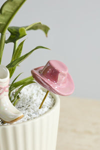 Design Shop Giddy Up Plant Sticks Set of 2 4"x 3.5"x 8"