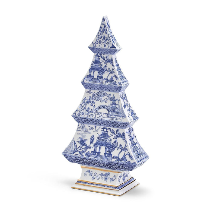 Design Shop Blue And White Christmas Tree