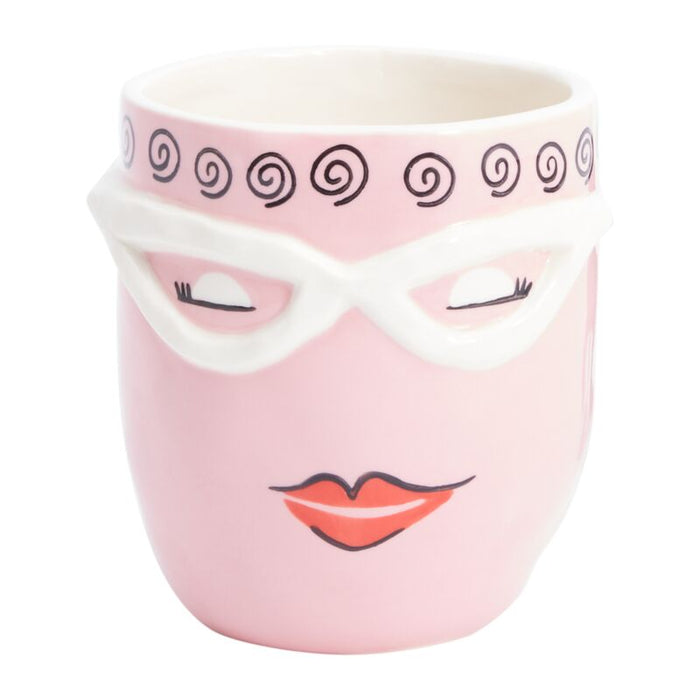 Design Shop Pink Fab Pot Flo, 4.5" X 4.75".