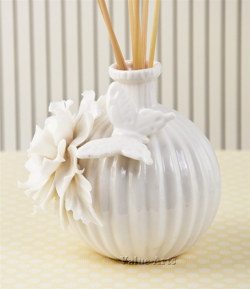 Porcelain Butterfly Peony Fragrance Diffuser