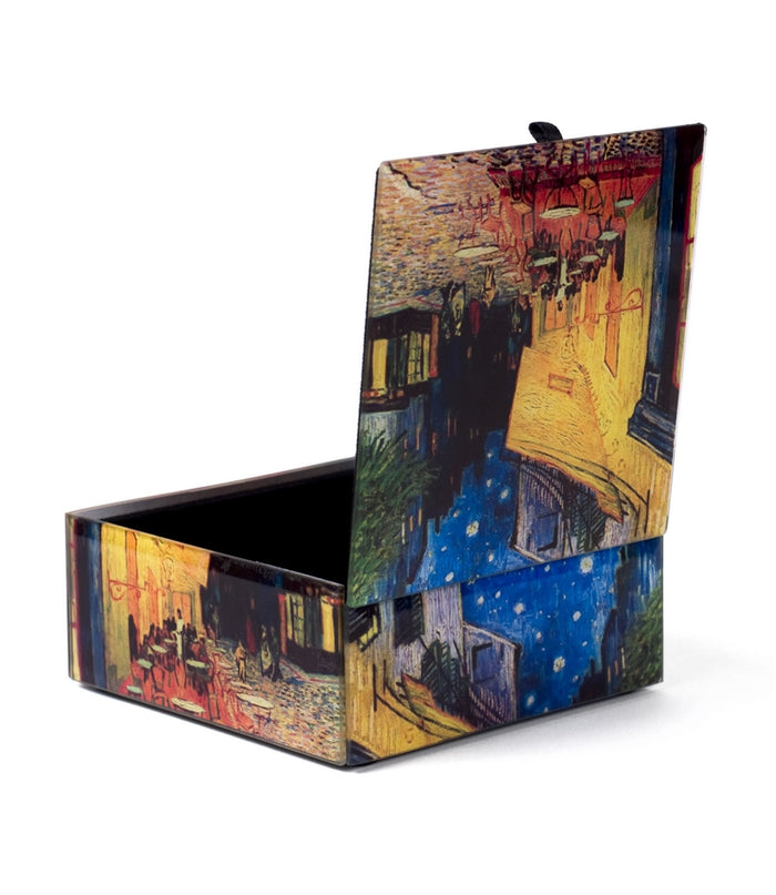 Design Shop Cafe Terrace At Night Keepsake Box
