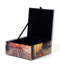 Design Shop Cafe Terrace At Night Keepsake Box