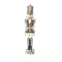 Design Shop Extra-Large Black and White Soldier Nutcracker, 37"H